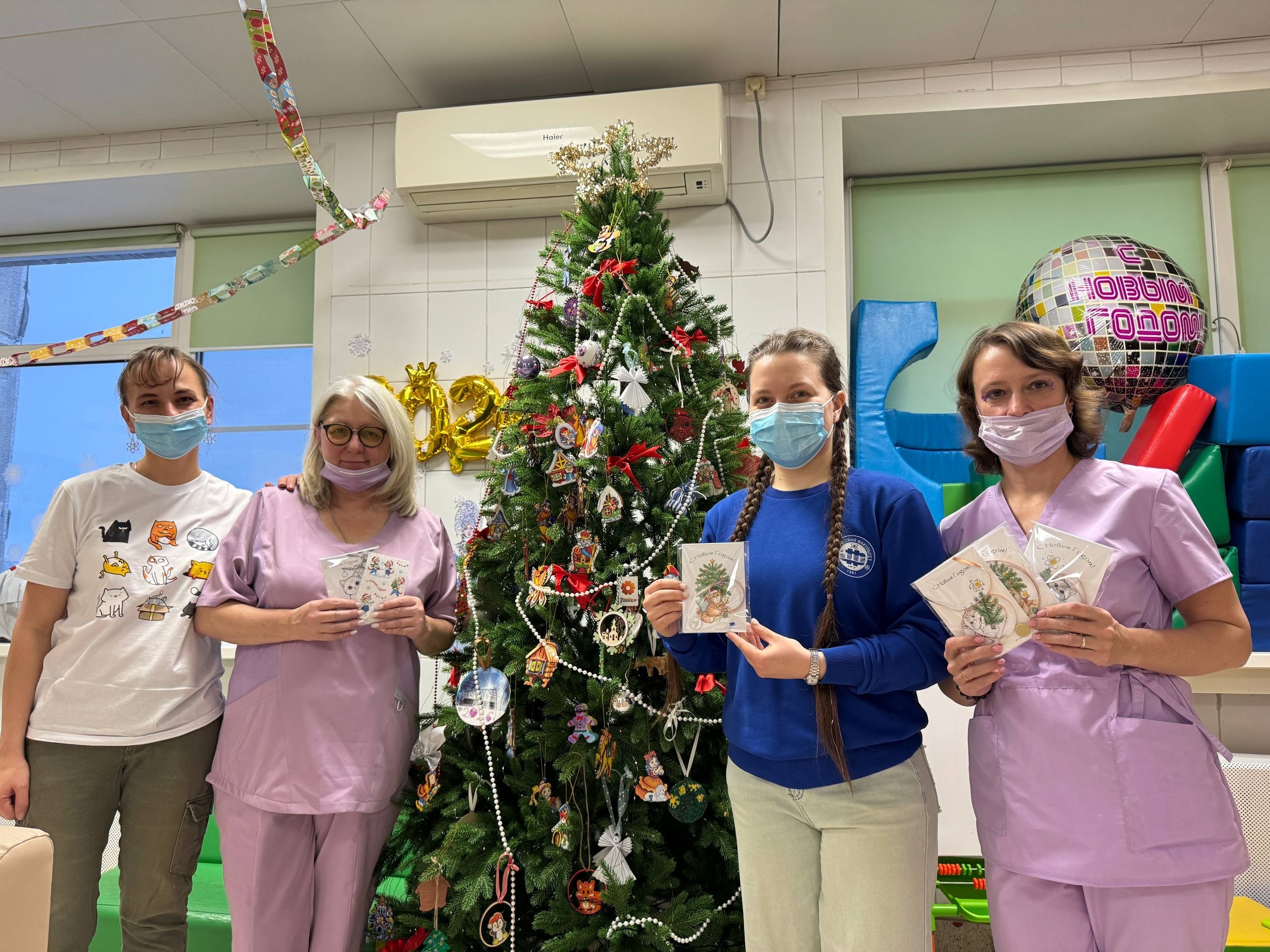 Посещение отделения детской онкологии и гематологии